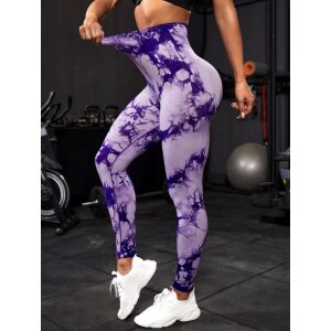 Leggings Tie Dye Lila Morado