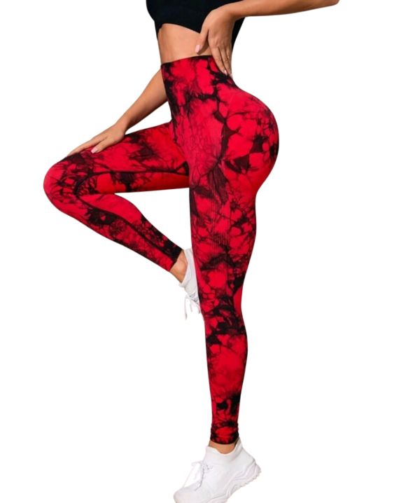 Leggins Tye dye Rojo